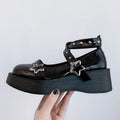 Schoolgirls' Trendy Retro Small Leather Shoes